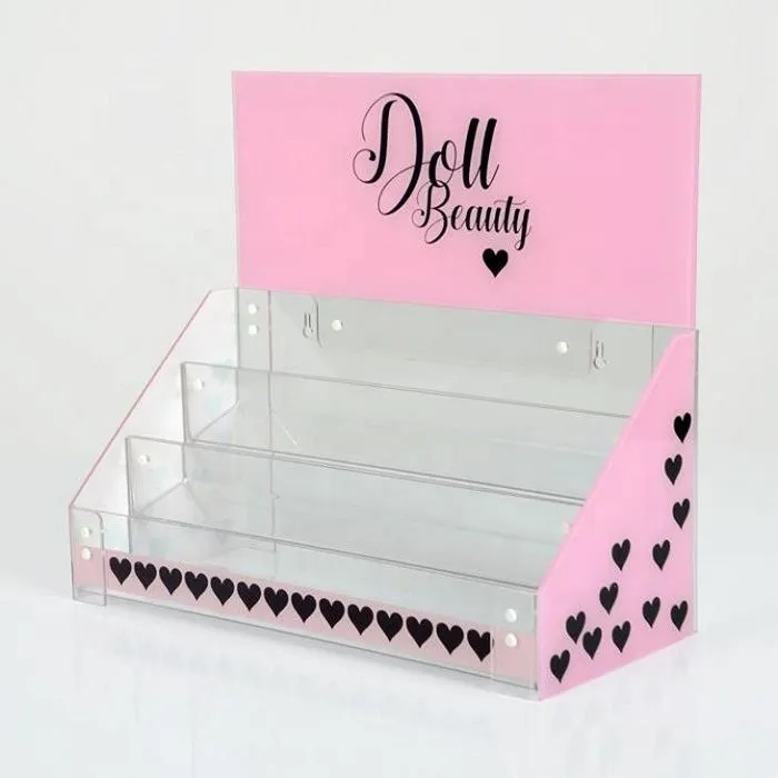 Black Acrylic Dustproof Eyelash Display Stand