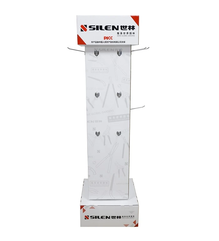 Cardboard Display With Hooks