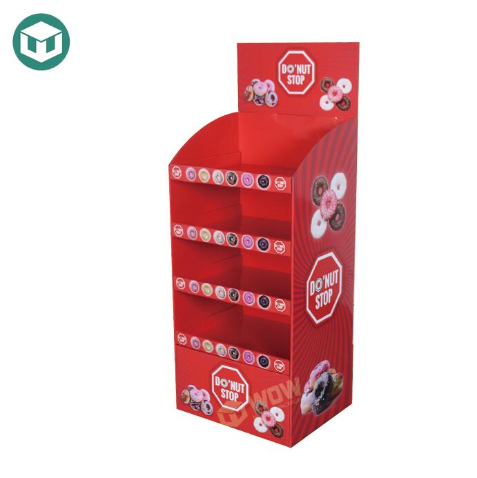 Cardboard Shipper Macaron Display Stand