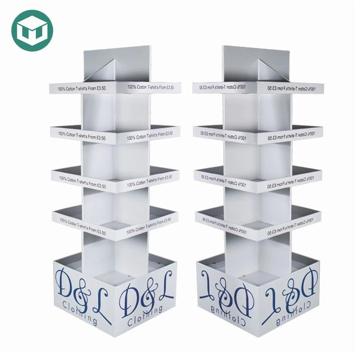 Portable T-shirt Floor Display Stand