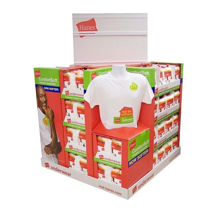 Portable T-shirt Floor Display Stand