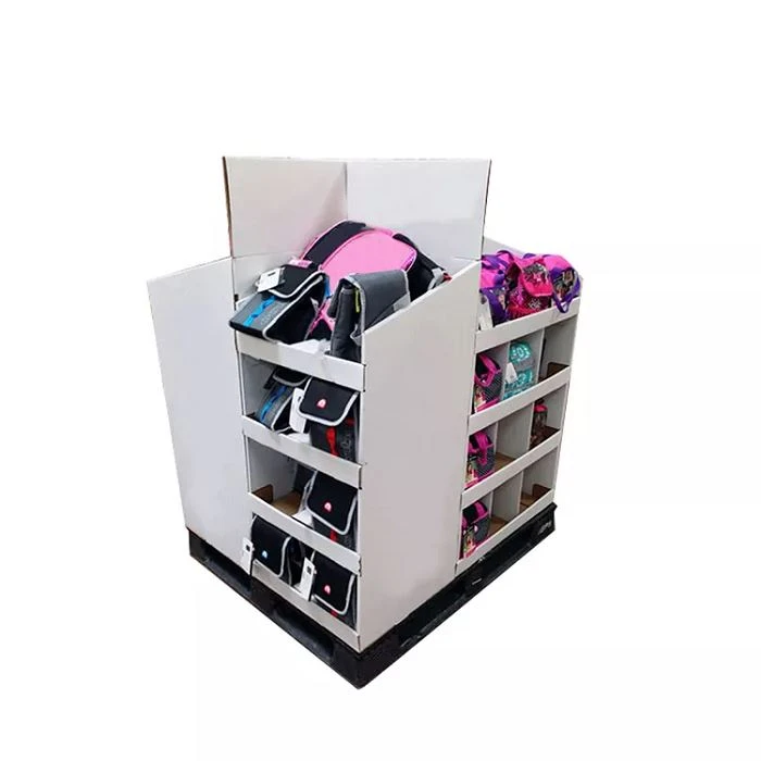 POP Corrugated Pallet Clothing Display