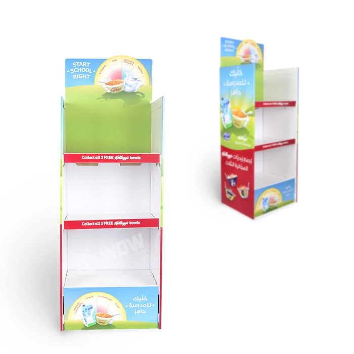 Corrugated Carton Floor Display Rack