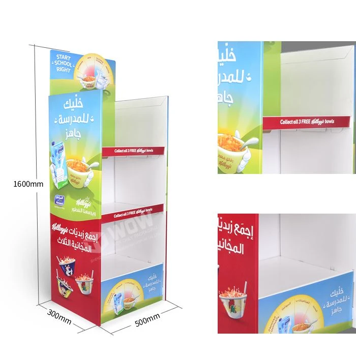 Corrugated Carton Floor Display Rack
