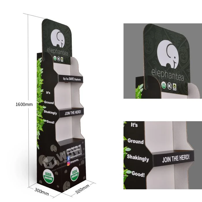 Customized 3 Tier Cardboard FSDU Display