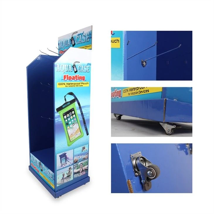 ​Customized Shape Floor Cardboard Display Stand