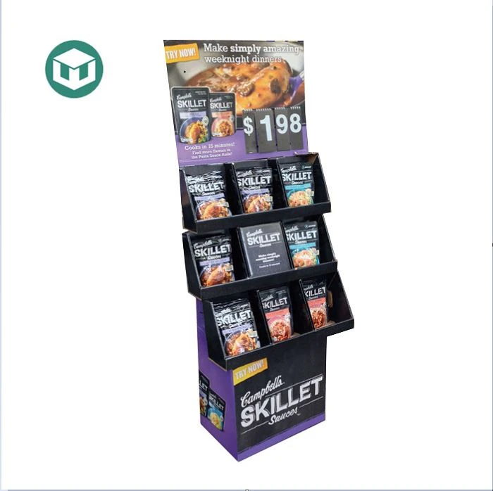 Double Sided Snacks Retail Stands Display