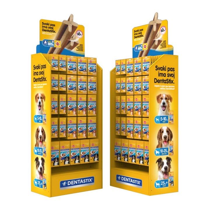 Double Sided Snacks Retail Stands Display