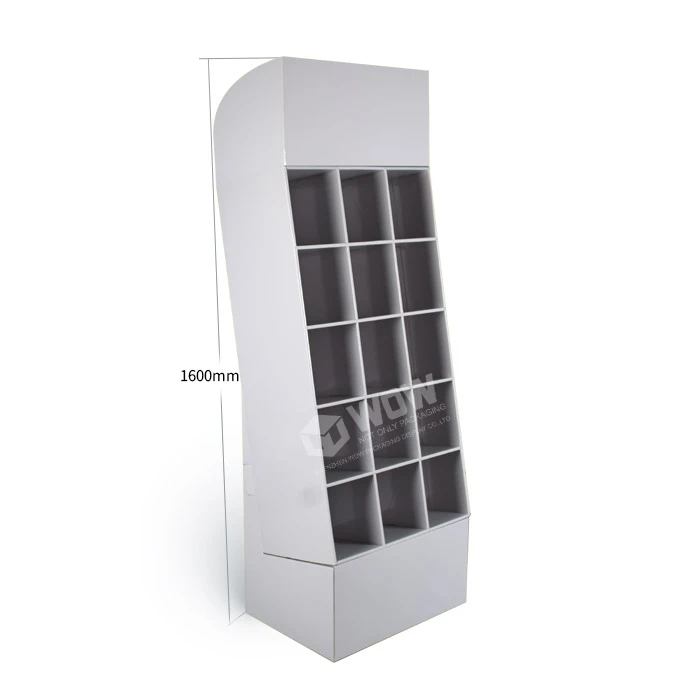 Easy To Assemble Floor Paper Display Stand