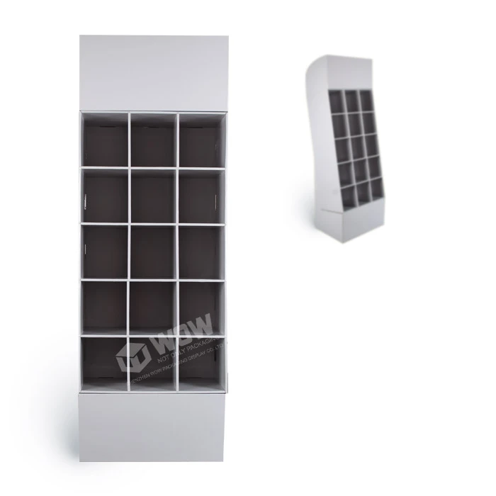 Easy To Assemble Floor Paper Display Stand