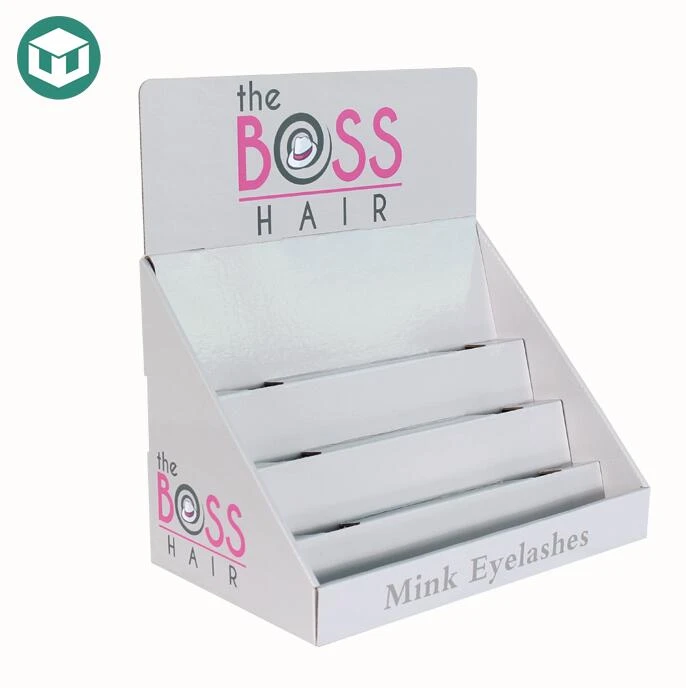 Eyelashes Counter Cardboard Paper Display