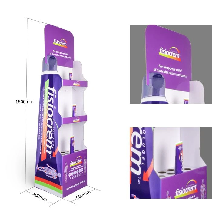 Floor Cardboard Display For Supermarkets Promotion