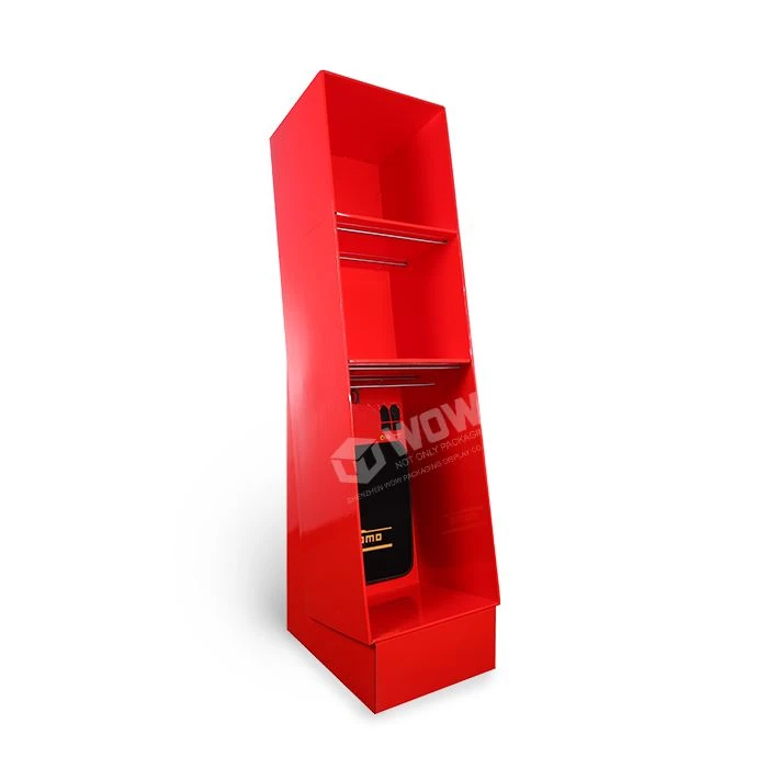 Full Color Cardboard Paper Floor Display Stand