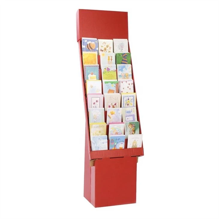 Greeting Cards Customize Cardboard Counter Display