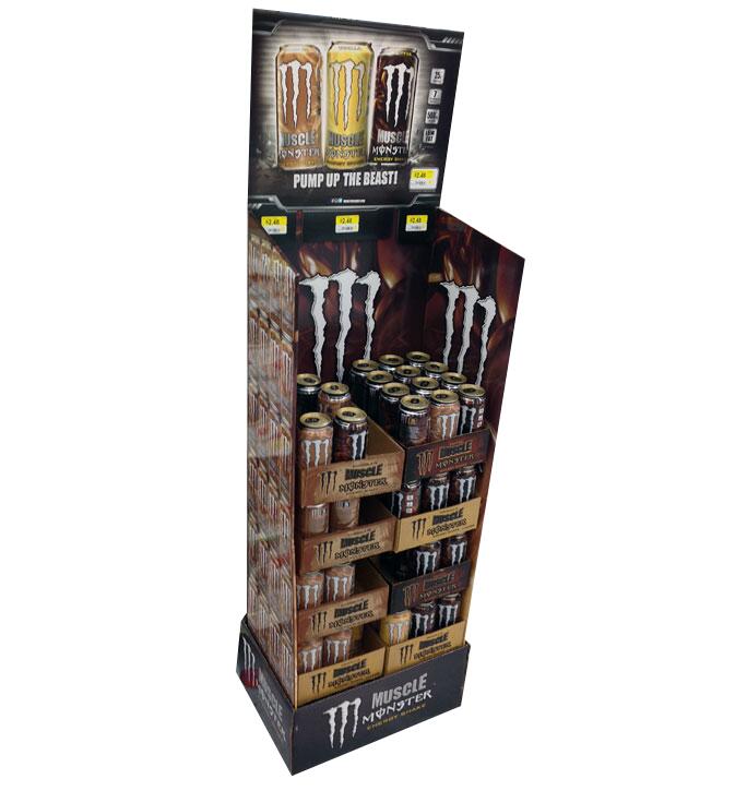 High Quality Beverage Paper Display Rack