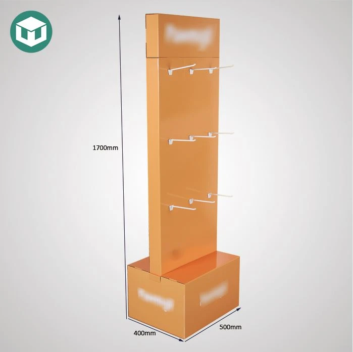 Low Price Hook Pegs Cardboard Display