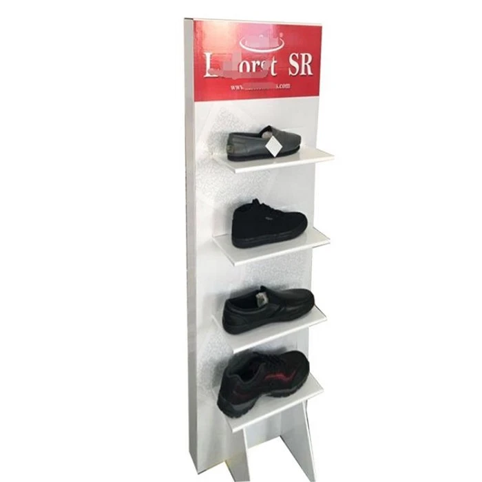 Paper Material Shoe Display Shelves