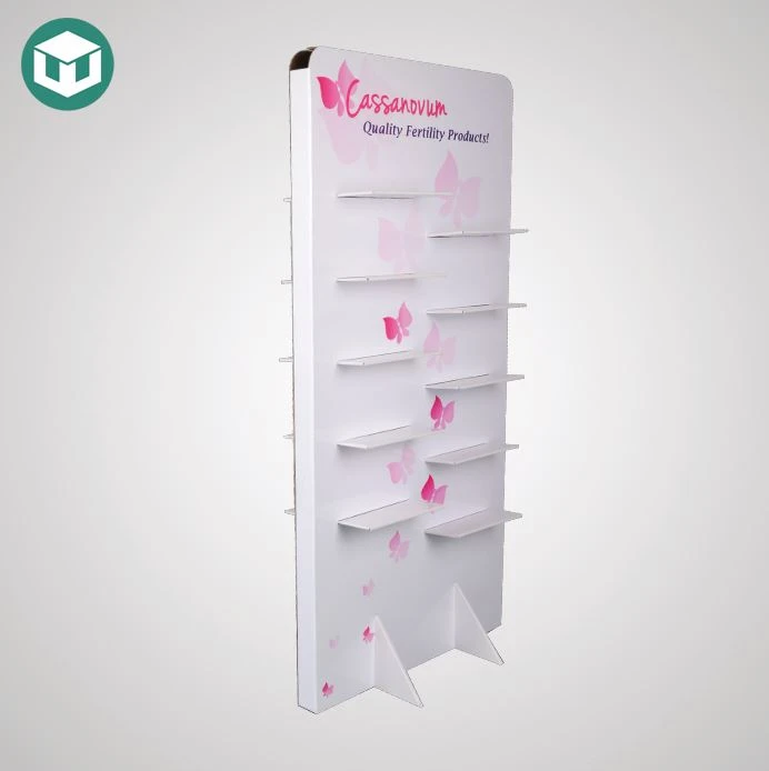 Paper Material Shoe Display Shelves