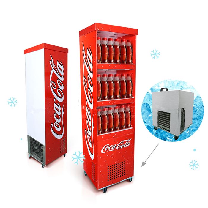 New Design Cardboard Soft Drink Display Refrigerator