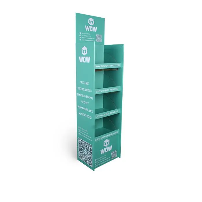 POP Up Cardboard Display Shelves