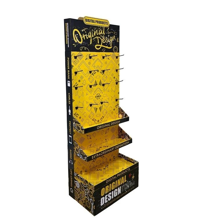 POS Cardboard Display Stand Hooks
