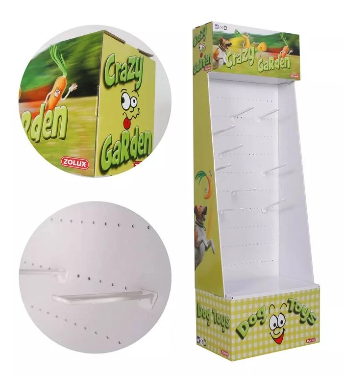 POS Cardboard Display Stand Hooks