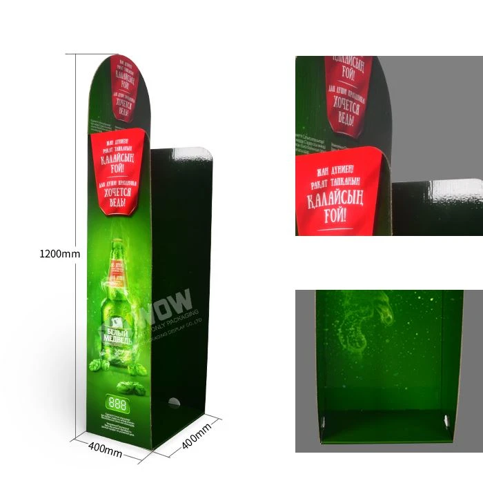 Retail Cardboard Floor Display Standing