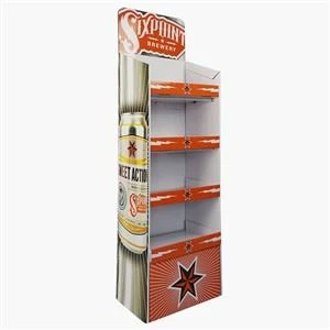 Beverage Drinks Cardboard Display Stand