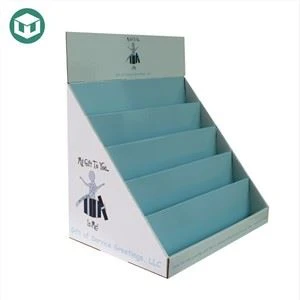 Supermarket Retail Table Top Cardboard Display For Book
