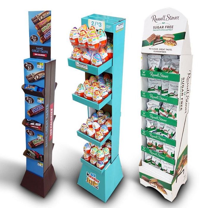 Supermarket Food Corrugated Cardboard Display
