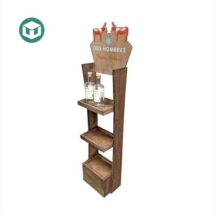 Wooden Display Racks for Liquor 2