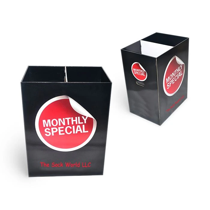 Black Cardboard Dump Bins