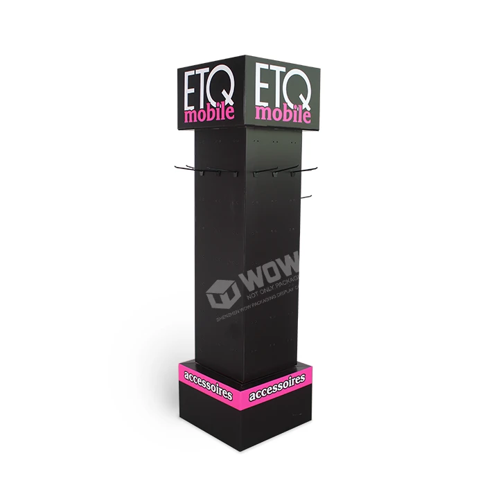 ​Floor Cardboard Display Stand With Hooks