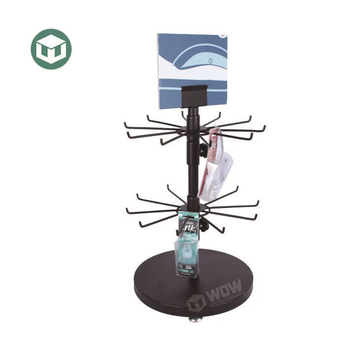 Keychain Display Stand with Plastic Hooks