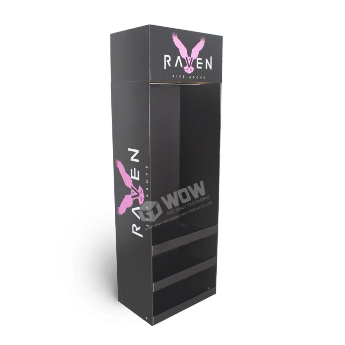 Cardboard Sidekick Displays For Clothes