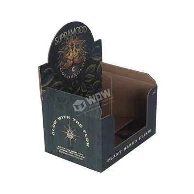 Custom Printed Color Tear off Cardboard Packaging Corrugated Display Paper Box