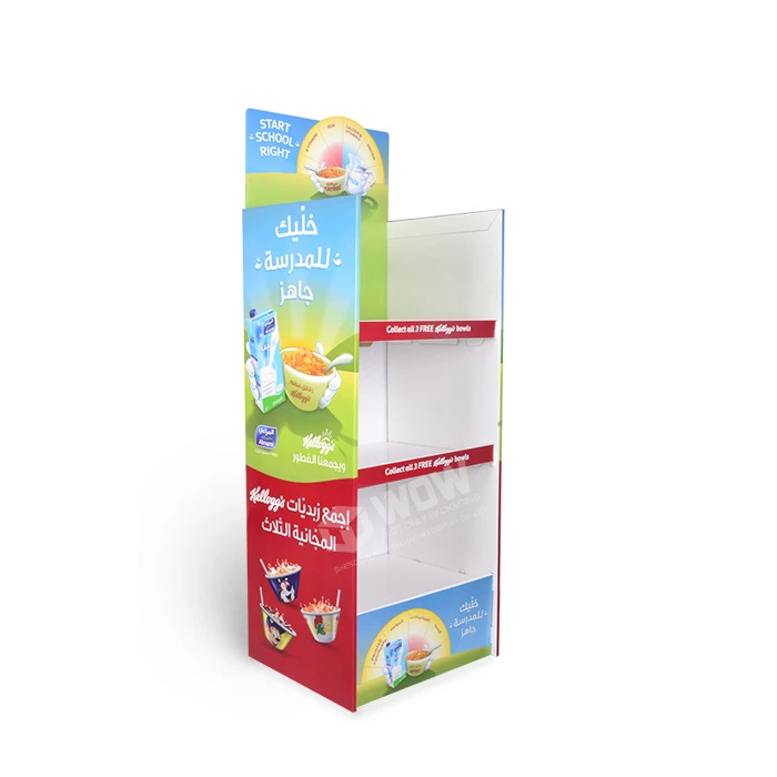 Snack Corrugated Cardboard Display Stand