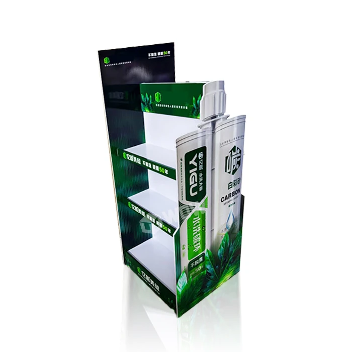 tiered floor display stand