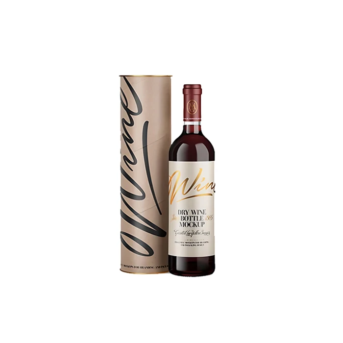 Wine Bottle Cylinder Boxes